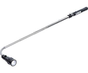 BGS 9303 | Extendable LED Flashlight with Magnetic Pick Up Tool | "2-IN-1"