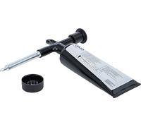 BGS 9311 | Mini Grease Gun with 100 g Lithium Grease (1 Tube) | For grease tubes with M14 x 1.5 thread. Flow rate approx. 0.45 g/stroke, length 180 mm, temperature range 10 - 120 °C