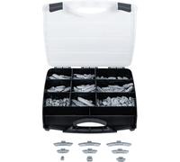 BGS 9425 | Wheel Balancing Weight Set | 320 pcs. | For steel rims, assortment box, reusable, sizes 5 - 45 g, for pliers item 1539, 9500