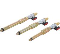 BGS 9519 | Compressed Air Adaptor Set for Glow Plug Holes | M8 x 1.0, M10 x 1.0, M10 x 1.25 | 3 pcs.