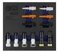 BGS 9520 | Tool Tray 1/6: Fuel Pipe Sealing Plug Assortment | 12 pcs.