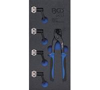 BGS 9533 | Tool Tray 1/3: Tube Bender and Brake Line Clamps Set | 4.75 + 6 mm