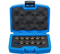 BGS 9540 | Injector Sealing Plug Set | 12 pcs. | 6 x M12 x 1.5 and 6 x M14 x 1.5 | internal sealing cone | for injectors from Siemens, Bosch, Denso, Delphi