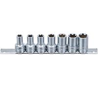 BGS 9587 | Socket Set, T-Star Plus (for Torx Plus) | 10 mm (3/8") Drive | 10EP - 20EP | 7 pcs.