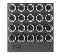BGS 9653 | Tool Tray 1/6: Rim Lock Socket Set for Volvo | 20 pcs.