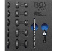 BGS 9739 | Tool Tray 1/6: Hole Punch Set | for Parking Sensors | Ø 17 - 32 mm