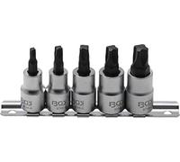 BGS 9756 | Bit Socket Set | 10 mm (3/8") Drive | 4-point Profile (for MTS-Mortorq) MTS0 - MTS04 | 5 pcs.