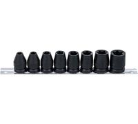BGS 9779 | Impact Socket Set E-Star | 12.5 mm (1/2") Drive | E10 - E24 mm | 8 pcs.