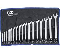 BGS - Combination Deep Offset Spanner Set, 8-27 mm, Cold Forged, 17 pcs - 30302