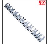 BGS - Crowfoot Spanner Set, 10 - 19 mm - 3/8" - 10 Pcs - Pro Range - 1756