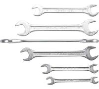 BGS Diy 1234 | Double Open End Spanner Set | 6 x 7 - 18 x 19 mm | 6 pcs.