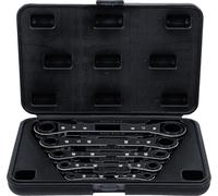 BGS Diy 1450 | Double Ended Ratchet Wrench Set, straight, reversible | 6 x 8 - 19 x 22 mm | 5 pcs.
