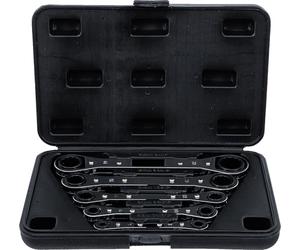 BGS Diy 1450 | Double Ended Ratchet Wrench Set, straight, reversible | 6 x 8 - 19 x 22 mm | 5 pcs.