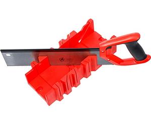 BGS Diy 50845 | Plastic Miter Box | 300 x 130 x 80 mm | with Backsaw