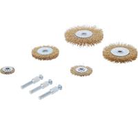 BGS Diy 50908 | Steel Wire brush Set | Ø 25 - 75 mm | 8 pcs.