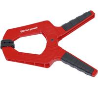 BGS Diy 59826 | Clamp | 215 mm | Span max. 100 mm, plastic, 2-component handle, movable jaws