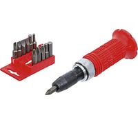BGS Diy 712 | Manual Impact Wrench Set incl. Bits | internal Hexagon 12.5 mm (1/2") Drive