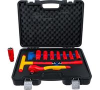 BGS DIY 7145 | VDE Socket Set | 12.5 mm (1/2") Drive | 10-24 mm | 11 pcs.