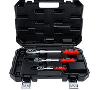 BGS Diy 72113 | Reversible Ratchet Set | extendable | 6.3 mm (1/4") - 10 mm (3/8") - 12.5 mm (1/2") | 3 pcs.