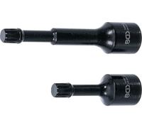 BGS DIY 74590 | Special Impact Bit Socket Set | 12.5 mm (1/2") Drive | Spline (for XZN) M12 | for VAG | 2 pcs.