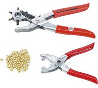BGS Diy 75840 | Revolving Punch Pliers and Eyelet Pliers Set | 102 pcs.
