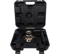 BGS Diy 7775 | Hydraulic Drive Shaft Puller Set | 98 - 125 mm | 4 and 5-hole hubs | wheel bolts up to M14 | hydraulic spindle 10 t | manual extraction spindle