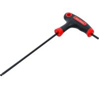 BGS Diy 7882-4 | T-Handle L-Type Wrench | internal Hexagon / internal Hexagon with Ball Head | 4 mm