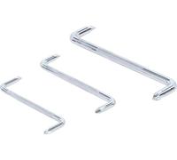 BGS Diy 7982 | L- Type Wrench Set | Slot SL / Cross Slot | 3 pcs. | Slotted 5, 6, 8 mm | Phillips PH1, PH2, PH3