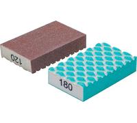 BGS Diy 80812 | Abrasive Sponge Set | K 120, 180 | 2 pcs.