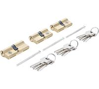 BGS Diy 8092 | Brass Cylinder Lock | simultaneous locking | 15 pcs.