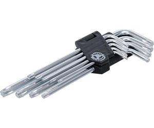 BGS Diy 816 | L-Type Wrench Set | long | T-Star (for Torx) | T10 - T50 | 9 pcs.