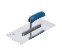 BGS Diy 81661 | Toothed Trowel | Stainless | Square teeth | 280 x 130 mm