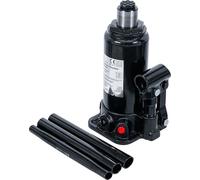BGS Diy 84532 | Hydraulic Bottle Jack | 5 t | Height min. 185 mm. Height max. 355 mm, lifting height 110 mm, spindle length 60 mm, safety valve, steel construction
