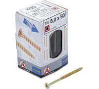 BGS DIY 88009 | Multi-Purpose Screws | T-Star (for Torx) T25 | 5.0 x 80 mm | 50 pcs.