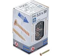 BGS DIY 88041 | Multi-Purpose Screws | Cross Slot PZ2 | 3.5 x 30 mm | 200 pcs.