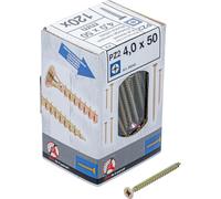 BGS DIY 88045 | Multi-Purpose Screws | Cross Slot PZ2 | 4.0 x 50 mm | 120 pcs.