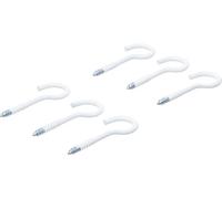 BGS Diy 88181 | Screw Hook Assortment | white | plastic-coated | 60 mm | 6 pcs.