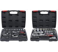 BGS Diy 9192 | Socket Set | 6.3 mm (1/4") / 12.5 mm (1/2") Drive | Inch Sizes | 174 pcs.