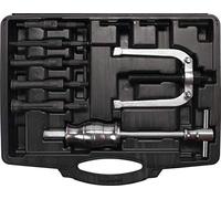 BGS Diy 97710 | Blind Hole Bearing Puller Set | 11 pcs. | Slide hammer 910 g, 285 mm | 2-arm puller 125 mm | 5 puller mandrels | adapter M6, M8, M10
