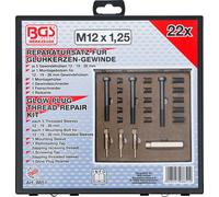 BGS - M12 x 1.25 - Glow Plug Thread Repair, Taps, Reamer & Inserts - SALE ITEM