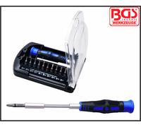 BGS - Precision Mini Screwdriver Set - Torx, Phillips, Slot - 11 Pcs - 8452