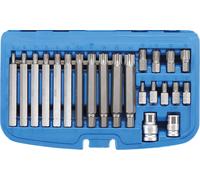 BGS - RIBE M5 to M14 Long & Short - 22 Pc Bit Set - 3/8 & 1/2" Drive - 5013