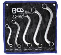 BGS - S Type - SAE Imperial Double Ring Spanner Set - 3/8" - 3/4" - 32150
