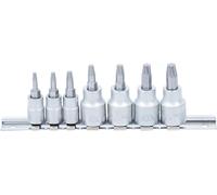 BGS - Screw Extractor Bit Socket Set. 1/4" & 3/8" Drive for T-Star, 7pc - 7098