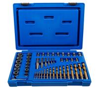 BGS Screw & nut removal set left-hand drills, 2-18 mm, 49 pieces