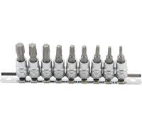 BGS - T Star - Bit Sockets - T10 - T50 - Set - 1/4" Drive - 2164