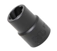 BGS 5266-13 | Twist Socket (Spiral Profile) / Screw Extractor | 12.5 mm (1/2") Drive | 13 mm