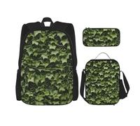 BGSHJVF 600D Oxford Fabric Floral Ivy Suitcase Travel Bag Cooler Bag Black One Size Black Single Tail Black Rozmiar Uniwersalny, Black, Rozmiar Uniwersalny, blackone, Rozmiar uniwersalny