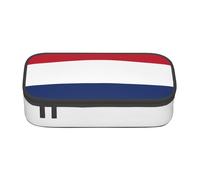 BGSHJVF Dutch Flag Print High Capacity Pencil Case Oxford Cloth,Pencil,Pen Organizer,Multiple Compartments Stylish Design