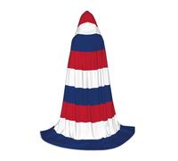 BGSHJVF Dutch Flag Print Hooded Cloak For Men,Wizard,Vampire And Halloween Costumes,For Role Play And Parties